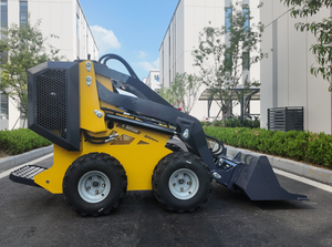 SLM S370 roda selip Steer <span class=keywords><strong>Loader</strong></span> kuning 1000kg 0.07m 180kg nilai beban 8.6KW Briggs mesin EPA Euro 5 garansi 1 tahun - Product Image 2
