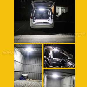 Lot de 4 barres lumineuses LED 12-80V avec interrupteur marche/arrêt, lumière de lecture blanche haute luminosité pour cabine de voiture, camion, camping-car et éclairage intérieur de lavage auto - Product Image 2