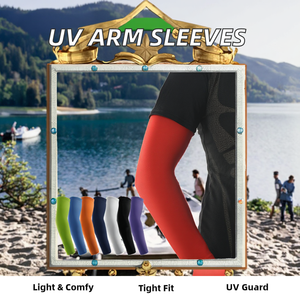 Mangas de Compresión Deportivas con Protección UV para Hombre y Mujer, de Spandex Suave, Impermeables, con Cierre de Cremallera, para Tenis - Product Image 3