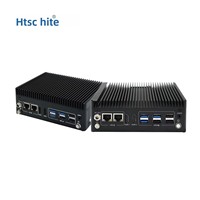 Mini PC industriel GM-101-J6412, ordinateur embarqué tout-en-un sans ventilateur, faible consommation d'énergie, résistant à la poussière et aux chocs