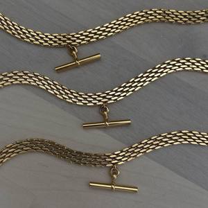 Colliers à pendentifs en acier inoxydable avec barre en T Bijoux de mode pour femmes Plaqué or 18 carats Bijoux étanches <span class=keywords><strong>les</strong></span> colliers de femmes - Product Image 4