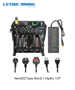 Nerdoctaxe Rev3.1 12T 190W SHA256  Equipo de minería de Bitcoin para minería individual de criptomonedas  Uso doméstico  Minería ASIC - Product Image 1