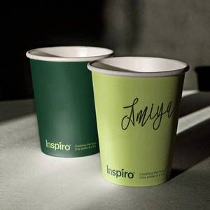 Custom Print logo Double Wall Biodegradable Disposable Hot Coffee Cups Paper Cup with Lid