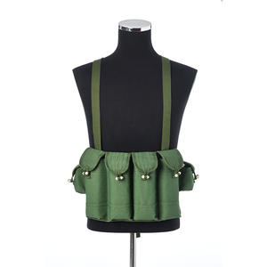 Chaleco Táctico Personalizado de Poliéster Verde con Bolsillo para Balas, Impermeable, Moderno, con Cremallera, Portátil, para Exteriores - Product Image 1