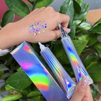 Großhandel Lidschatten-Primer Holografische Tube Langanhaltend Wasserfest Schweißfest Glitzer-Staub Lidschatten-Kleber Primer-Gel