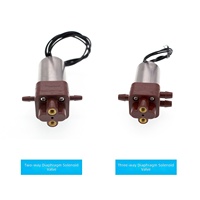 Válvula Solenoide de Diafragma de 2 Vías, 12V 0.3A 3.6W, Orificio de 2mm, para Analizador Médico, Máquina de Codificación por Inyección de Tinta
