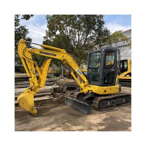 Mini-excavatrice Komatsu PC35MR d'occasion 3.5 tonnes avec moteur et composants du noyau de la pompe pour équipement de construction - Product Image 1
