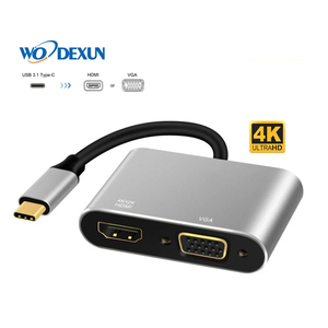 USB C Loại C HDMI tương thích 4k Adapter USB3.1 âm thanh video chuyển đổi cho Samsung cho Galaxy S10/S9/S8 cho Huawei Mate 20/P30 Pro - Product Image 1