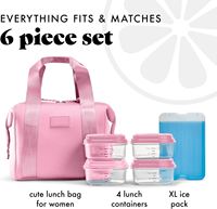 Sac à lunch isotherme portable personnalisé de haute qualité, imperméable, pour adultes, pour le bureau
