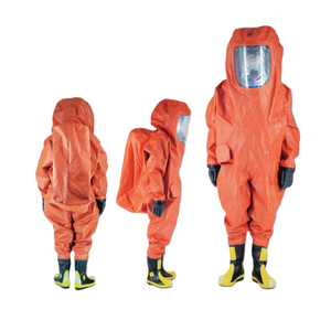 Combinaisons chimiques CGLX de haute qualité rouge/jaune <span class=keywords><strong>Omniseal</strong></span> avec gants en caoutchouc anti-acide et anti-alcali et bottes antidérapantes et anti-épines - Product Image 2