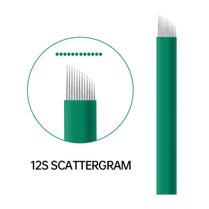 Chất Lượng Cao 0.25Mm 7F 9F 11F 12F 14F 16F Trang Điểm Vĩnh Viễn Kim Microblading Lông Mày Hình Xăm Kim Lưỡi - Product Image 4