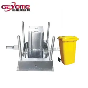 Plastic Injection Molding Parts Dustbin Mould Trash Can Mold Waste Basket Molds