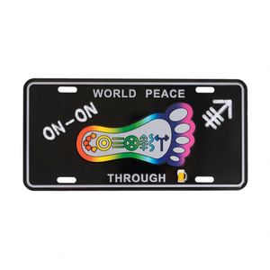 Souvenir personalizado coche decorativo Metal aluminio señal coche matrícula - Product Image 6