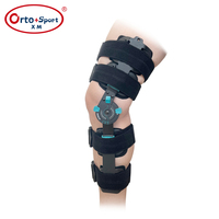 Soutien médical de genou articulé par ROM confortable orthopédique d'accolade de genou pour la récupération post-OP