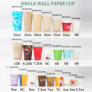 2.5oz 3oz 4oz 6oz 7oz 8oz petite tasse à café en papier <span class=keywords><strong>expresso</strong></span> en <span class=keywords><strong>carton</strong></span> biodégradable jetable recyclable avec couvercles - Product Image 5