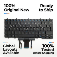 Clavier rétroéclairé de remplacement pour ordinateur portable Dell Latitude 5480 5490 7480 7490 Series, clavier anglais US, DP/N 0D19TR 0M6FNR 0G7P48
