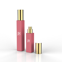Bouteille de parfum en verre grande et mince 5ml 10 ml bouteille de parfum carrée 15ml petite bouteille de parfum rose mat