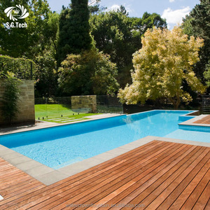 Top vente couronne d'eau automatique pont <span class=keywords><strong>piscine</strong></span> couverture rétractable coulissante conception en bois pour adultes et enfants pour piscines - Product Image 6