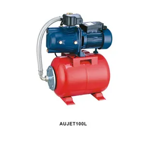 Best Sale 1HP AUJET100L Automatic Water Pump Pressure Booster Pump With Tank Factory Supply