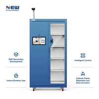 Armoire de gestion intelligente avec porte en verre, RFID UHF, inventaire, serrure électronique, casier à clés intelligent, entretien d'usine, armoire à outils RFID