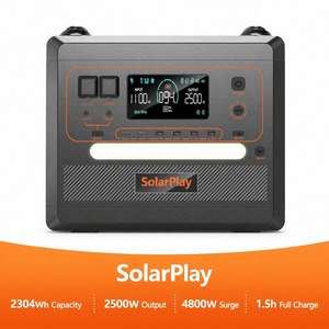 Estación de Energía Portátil de 2304 Wh y 2500 W con UPS, 14 Puertos, Onda Sinusoidal Pura, para Emergencias en el Hogar - Product Image 3
