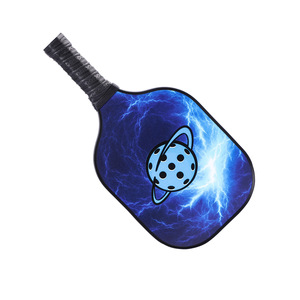 Ensemble de raquettes de pickleball avec balles et étui de transport, poignées antidérapantes, design bleu galaxie pour le jeu en plein air - Product Image 3