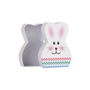 <b>Easter</b> bunny shaped special chocolate truffle <b>gift</b> <b>box</b> paper <b>gift</b> packaging with lid food packaging <b>box</b> can be customized - Product Image 2