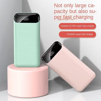 Banco de Energía con Múltiples Puertos USB, 10000 mAh, 5 V, 2.1 A, Pantalla Digital, Batería de Carga Rápida para Teléfono, Estación de Carga