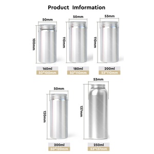 Latas de Aluminio de 110 ml, 150 ml y 200 ml para Envasado de Medicamentos, Latas Metálicas para Píldoras y Tabletas - Product Image 3