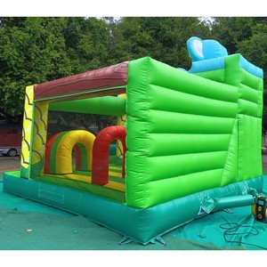 Château gonflable <span class=keywords><strong>Safari</strong></span> Park avec passerelles, jeux et toboggan |   Équipement de terrain de <span class=keywords><strong>jeu</strong></span> gonflable pour enfants commercial - Product Image 4