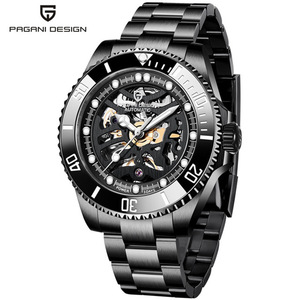 Reloj Mecánico Berjani PD-1659 con Esfera Esqueletizada, Automático, para Hombre, de Acero Inoxidable, Resistente al Agua 100m, con Cierre Plegable - Product Image 1