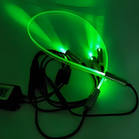 Source lumineuse LED à fibre optique en alliage d'aluminium à émission latérale haute luminosité, indice de protection IP68, diamètre 5 mm, guidage longue distance RGB