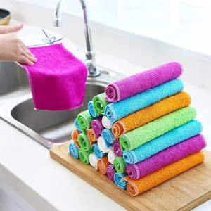 Rouleau de tissu d'impression personnalisé, serviette à vaisselle en Fiber de cuisine, <span class=keywords><strong>chiffon</strong></span> de nettoyage en <span class=keywords><strong>bambou</strong></span> Abs pour lunettes - Product Image 1