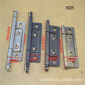 Antique Iron Flat Hinge 65mm X 32mm 1.5mm Thickness For <b>Cabinet</b> Doors <b>Rustic</b> Style Surface Mount Durable Furniture Hardware - Product Image 4