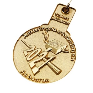Medallas Metálicas Personalizadas de Aleación de Zinc, Chapadas en Oro, Duraderas, para Regalos y Eventos - Product Image 3