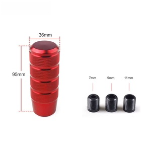 Pommeau de levier de vitesse en alliage d'aluminium Mr Hello 95 mm, levier de vitesse manuel avec adaptateurs de 7, 9 et 11 mm - Product Image 1