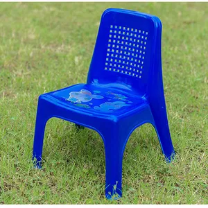 Kids Study Table Chair Alta qualidade Colorido Empilhável Durável Plástico Portátil Móveis Cadeira