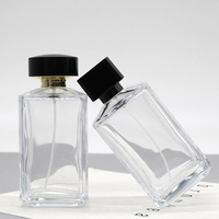 Bouteille de parfum en verre de parfum de Cologne 200ml personnalisée de luxe unique à sertir clair vide pour parfum