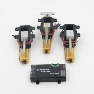 Juego de tren de aterrizaje retráctil eléctrico de 25kg, adecuado para aviones Vortex <span class=keywords><strong>Jet</strong></span> de 6 ~ 12kg, 10 piezas de alta precisión, 160g/142g - Product Image 1