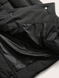 Cappotto lungo da donna con collo a sbuffo lungo lungo da donna giacca trapuntata Cappotto <span class=keywords><strong>Piumino</strong></span> - Product Image 6