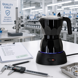 Cafetière électrique <span class=keywords><strong>Moka</strong></span> 3 tasses, <span class=keywords><strong>mini</strong></span> <span class=keywords><strong>machine</strong></span> <span class=keywords><strong>à</strong></span> expresso avec couvercle transparent, <span class=keywords><strong>machine</strong></span> <span class=keywords><strong>à</strong></span> <span class=keywords><strong>café</strong></span> personnelle sans base chauffante - Product Image 6