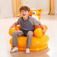 Canapé gonflable en PVC pour enfants, bébés, enfants, portable, dessin animé, pas cher, avec accoudoirs