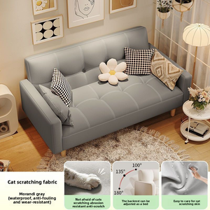 Canapé-lit respirant et doux pour la peau, monobloc à double usage, adapté aux maisons de <span class=keywords><strong>location</strong></span> simples. - Product Image 5