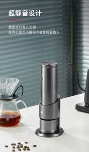 เครื่องบดกาแฟแบบพกพา ZeroHero รุ่นใหม่ล่าสุด ใช้พลังงานจาก USB/แบตเตอรี่ ปรับระดับการบดได้ เหมาะสำหรับใช้ในบ้าน รถยนต์ ท่องเที่ยว และโรงแรม - Product Image 2