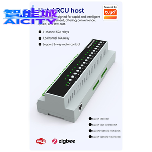 Sheng Qiong Tuya Smart Life App Supported 16CH Hotel RCU Smart Home Garage Bar Design Alexa Voice Wi-Fi Zigbee 50A/16A Relays - Product Image 2
