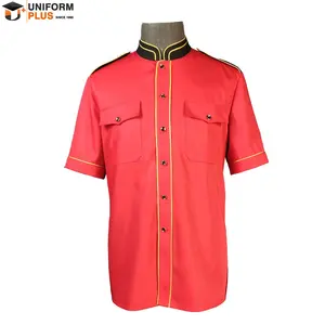 Customized color and design bellboy uniform for hotel