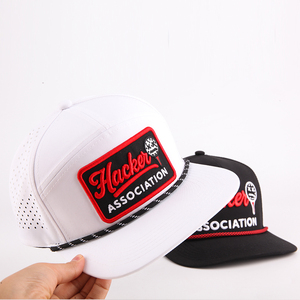 Tùy Chỉnh 7 Bảng Điều Chỉnh Hip Hop Hóa Đơn Phẳng 3D Thêu <span class=keywords><strong>Logo</strong></span> Unisex Nylon Gorras Tia Laser Không Thấm Nước Cắt Đục Lỗ Snapback Hat Cap - Product Image 1