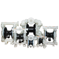 Pompe à membrane pneumatique à grand débit en plastique QBY3-15 pompe à membrane pneumatique comprimée pompe à membrane chimique
