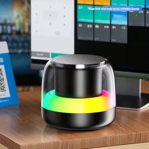ลำโพงพกพาไร้สายขนาดเล็ก Bt5.3 ชาร์จแบบ Type-c ไฟ RGB ลำโพงเพลงสำหรับใช้งานกลางแจ้ง รองรับการ์ด TF - Product Image 1