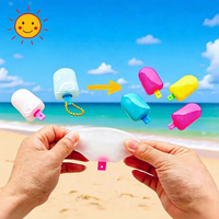 Promotion : Jouets anti-stress TPR Squishy en forme de crème glacée à changement de couleur, jouets à presser qui réagissent à la lumière